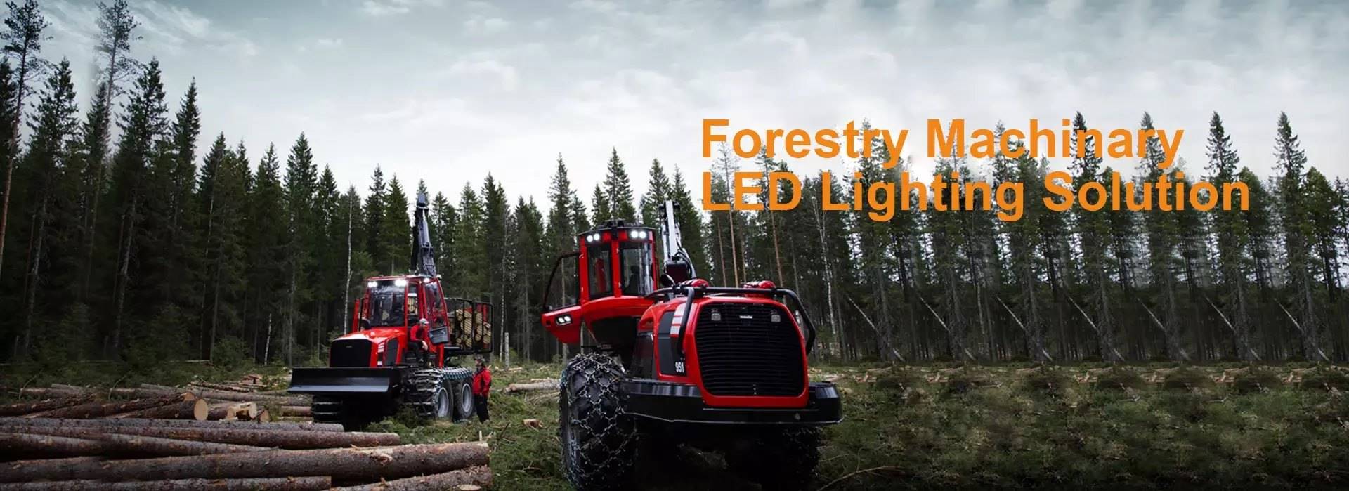 Forestry Machinary LED work Lighting Solution-nokpro